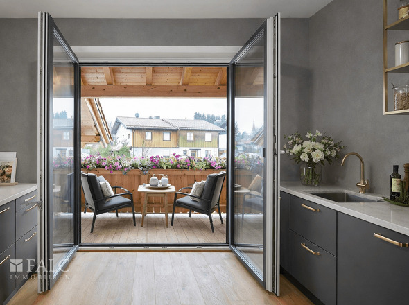 Küche Balkon Visualisierung