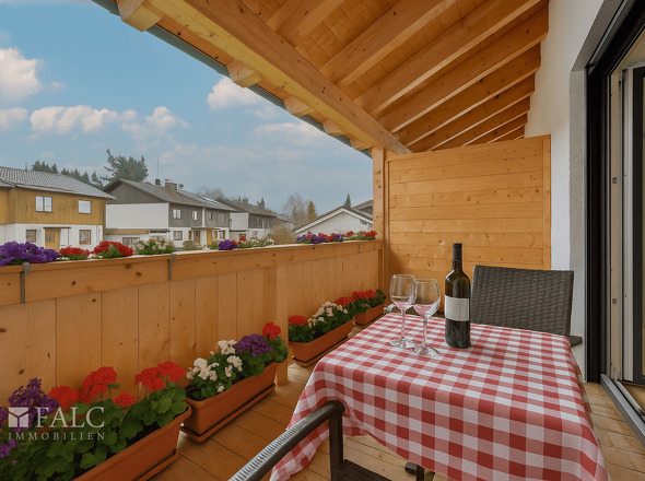 Balkon Visualisierung