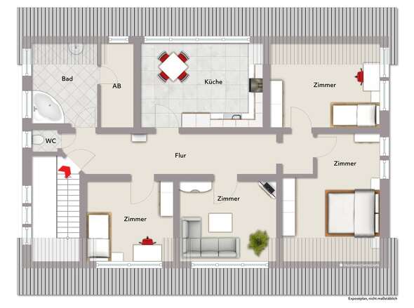 Dachgeschoss Haupthaus