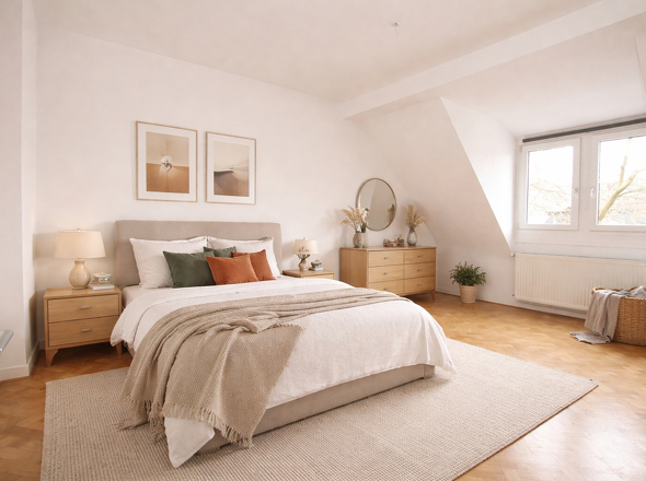 Einrichtungsbeispiel Schlafzimmer