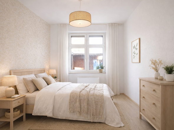 Einrichtungsbeispiel Schlafzimmer