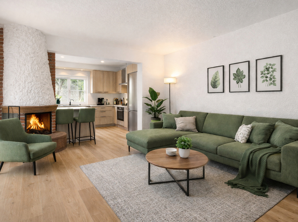 Einrichtungsbeispiel Wohnzimmer