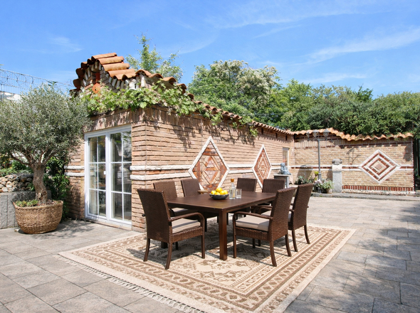 Einrichtungsbeispiel Gartenanlage