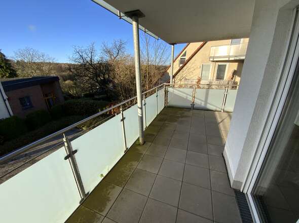 großzügiger Balkon