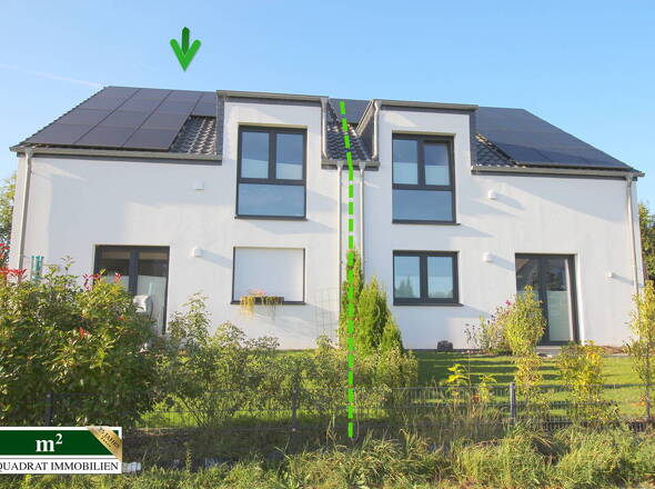 Neue DHH inkl. PV-Anlage mit ca. 6,5 kWPeak u. Speicher