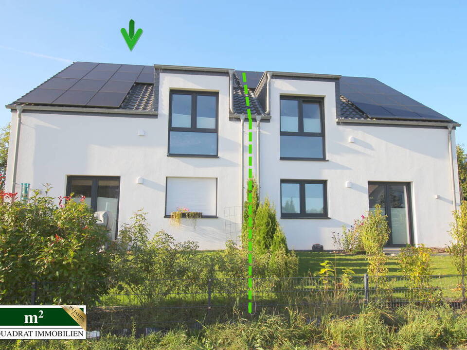 Neue DHH inkl. PV-Anlage mit ca. 6,5 kWPeak u. Speicher