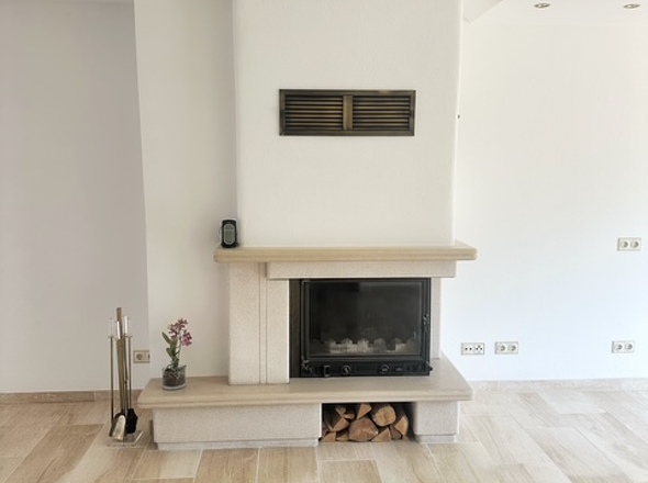 Kamin im Wohnzimmer 1.Etage  