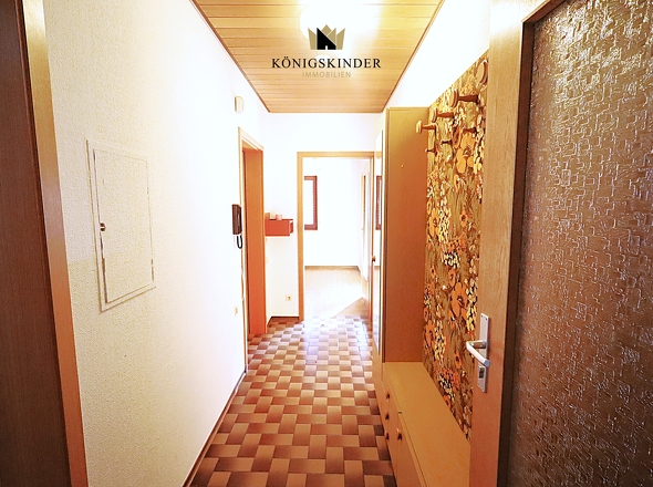 Freundlicher Empfang im Obergeschoss