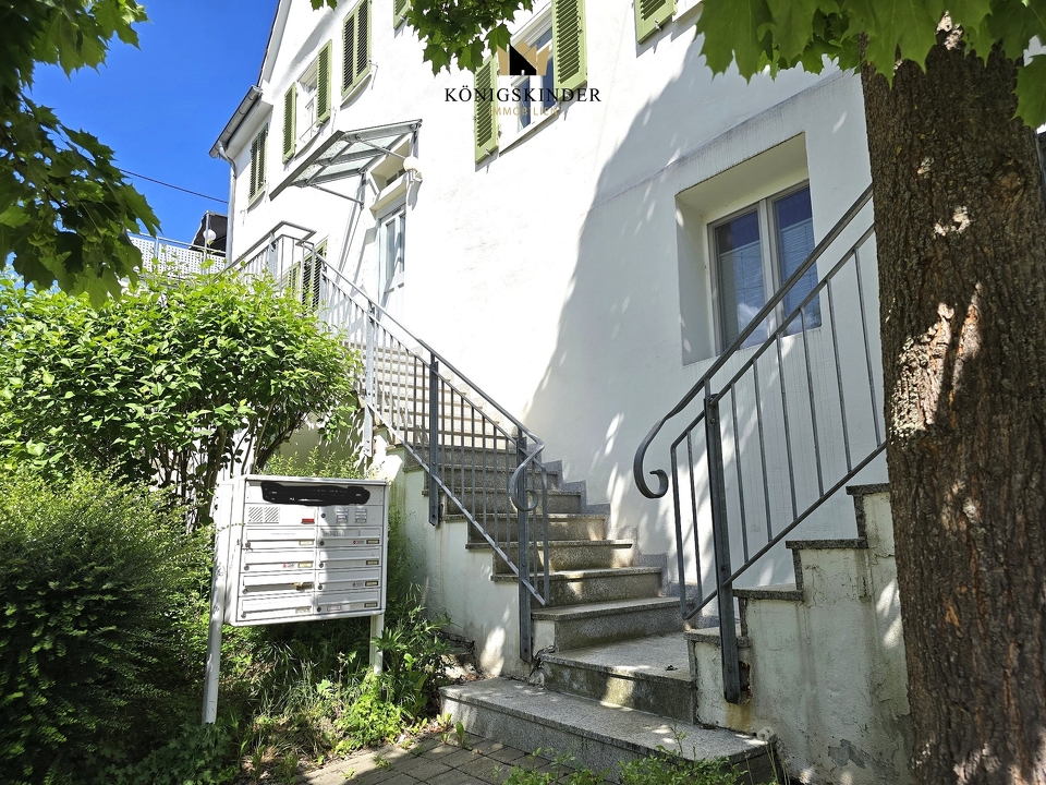 Hauszugang über die Treppen