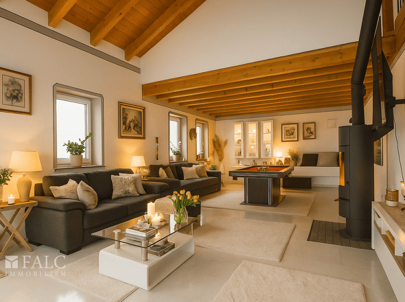 Einrichtungsbeispiel Wohnzimmer