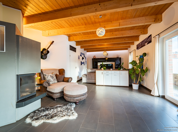 Wohnen mit Kamin