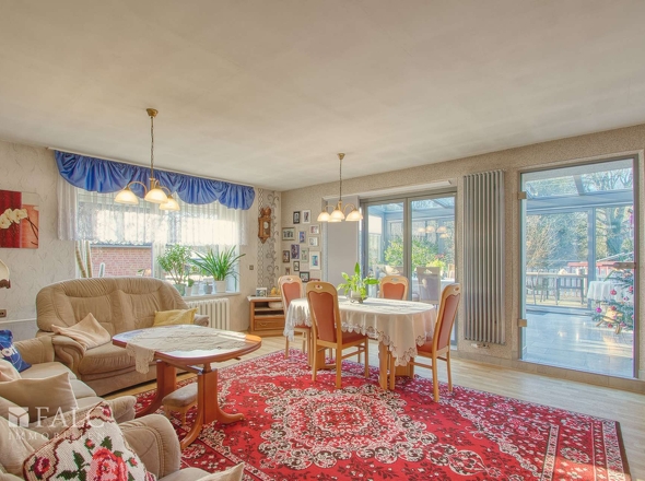 Wohnzimmer und Wintergarten