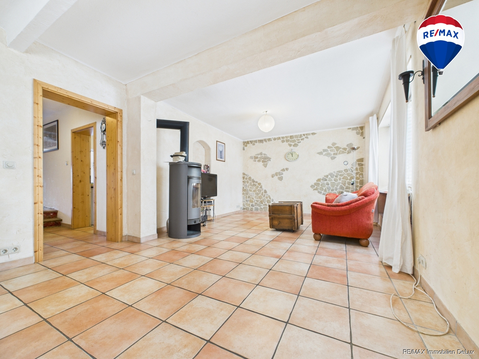 REMAX Immobilien DeLux Einfamilienhau Wohnzimmer Mandelbachtal Mark Borowicz