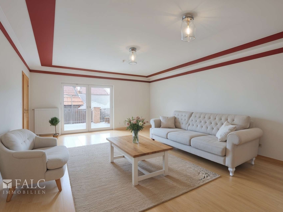 Gestaltungsvorschlag: Wohnzimmer Anbau II - (KI generiert)