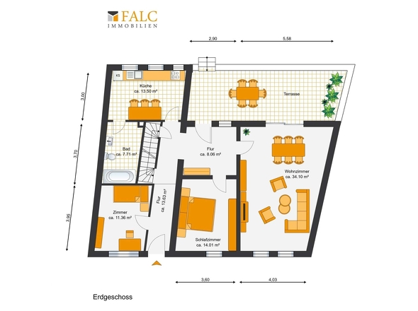 Grundriss Erdgeschoss