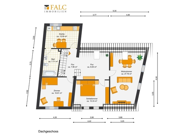 Grundriss Dachgeschoss