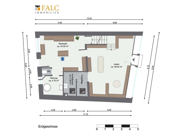 Grundriss Alternative EG