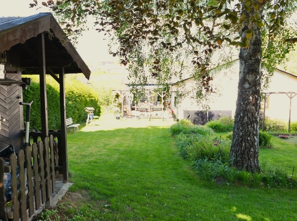 Gartenhaus vorhanden