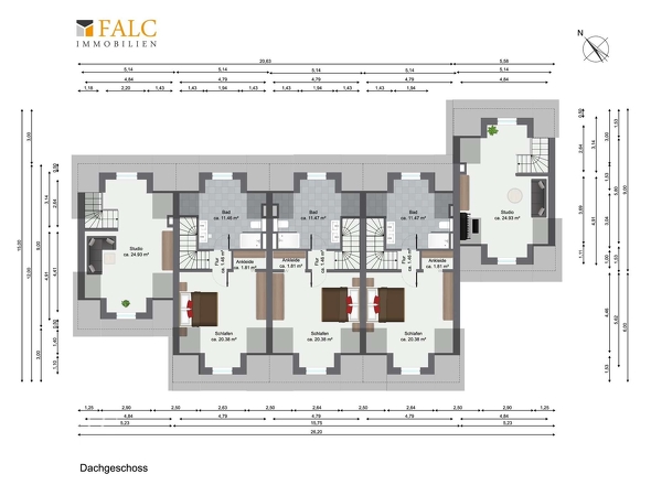 Grundriss Dachgeschoss