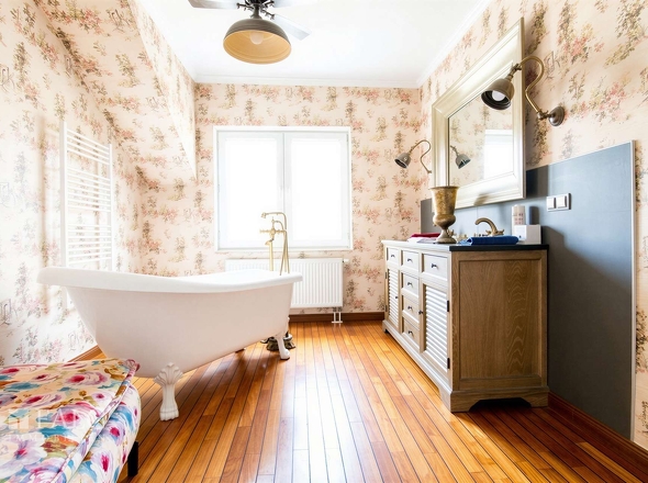 Badezimmer Dachgeschoss