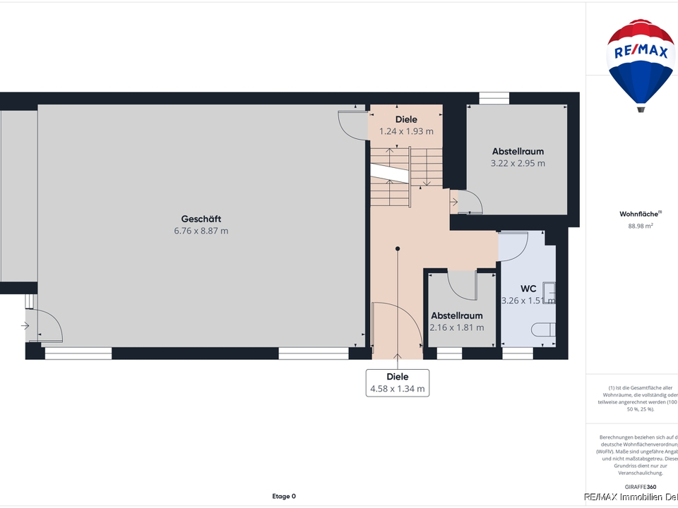 REMAX Immobilien DeLux Wohn-Geschäftshaus EG Ottweiler Mark Borowicz