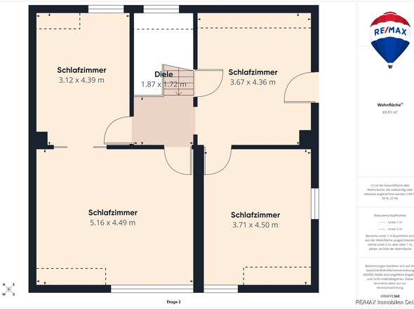 Grundriss Obergeschoss