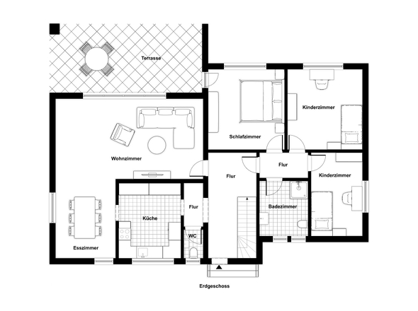 Grundriss Erdgeschoss