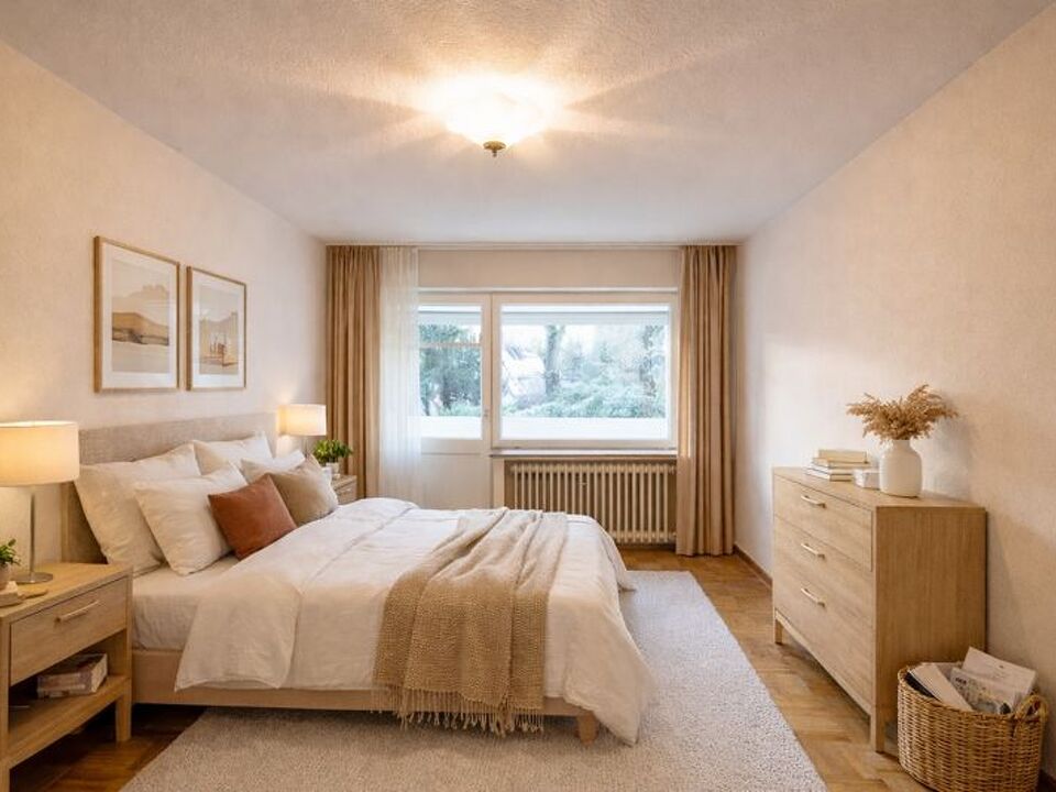 1. Obergeschoss: Zimmer - virtuelle Darstellung