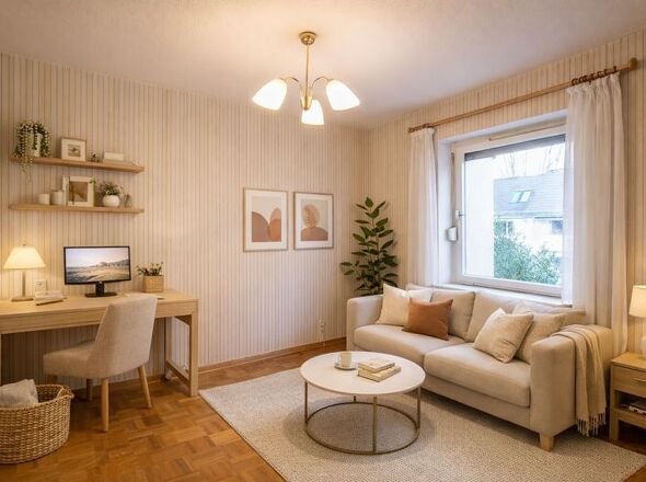 1. Obergeschoss: Zimmer - virtuelle Darstellung