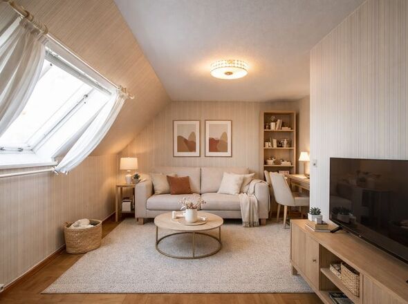 2. Obergeschoss: Zimmer - virtuelle Darstellung