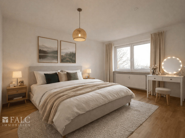 Schlafzimmer KI-generiert