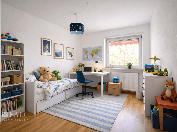 Kinderzimmer KI-generiert