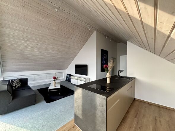 Küche Spitzboden