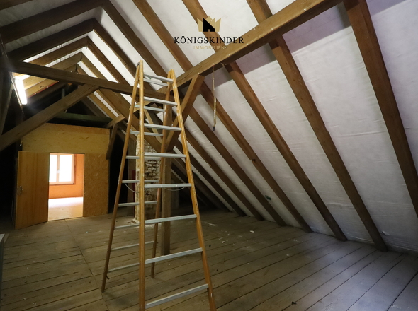 ...Spitzboden - alles schon vorbereitet