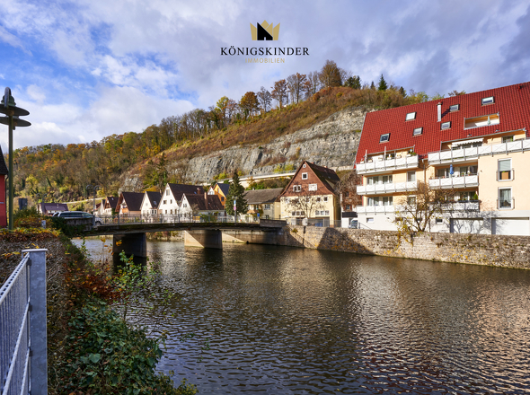 und in zwei Minuten sind Sie am Neckar...
