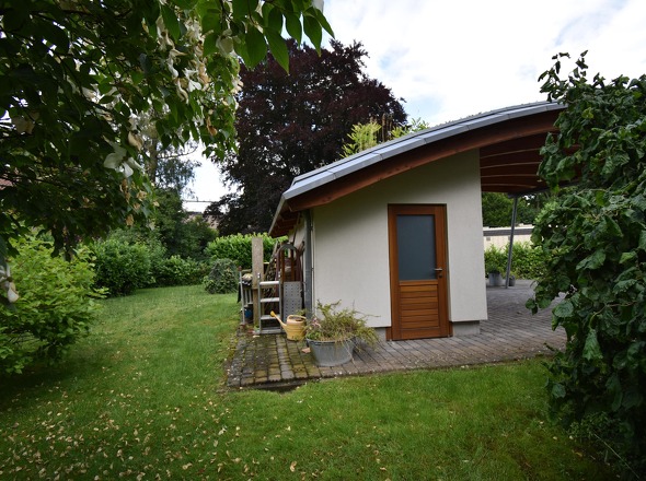 Carport mit Geräteraum