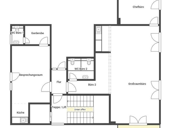 Büroetage - Büro 1 ist frei