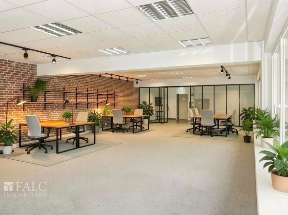 Großraumbüro EG - (KI generiert)