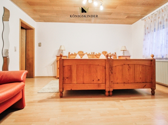 Schlafzimmer Partyraum