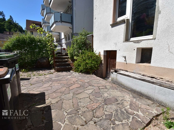 Terrasse vor dem Haus