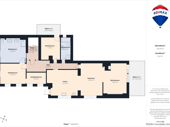 Grundriss Obergeschoss