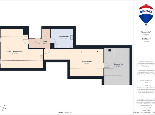 Grundriss Dachgeschoss 