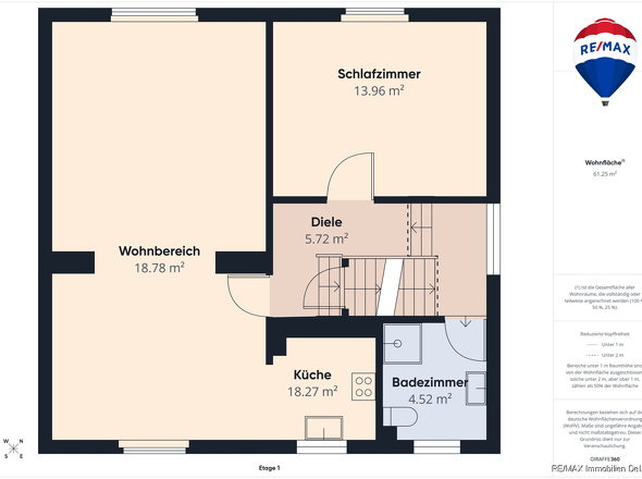 Grundriss Obergeschoss