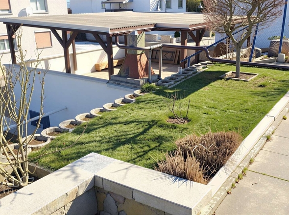 Außenbereich - überdachte Terrasse