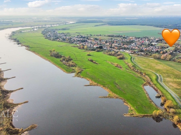 Luftbild Elbe