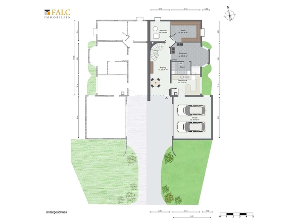 Einfahrt/Eingang - UG