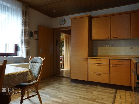 Küche und Essbereich 