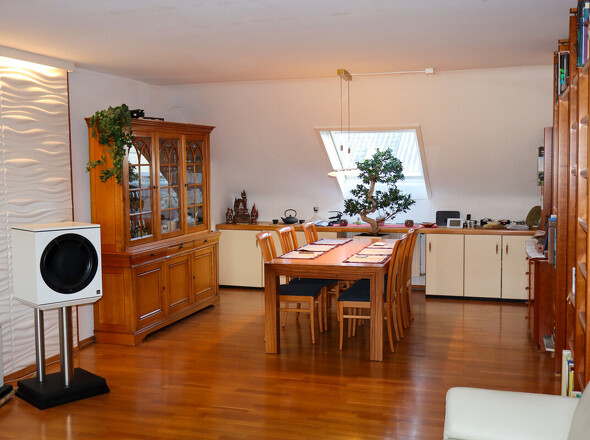 Wohnzimmer Blickrichtung Esstisch