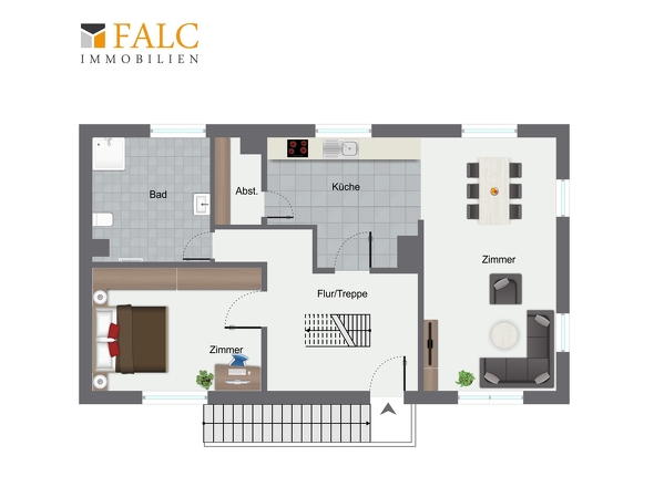 1. Obergeschoß Grundriss