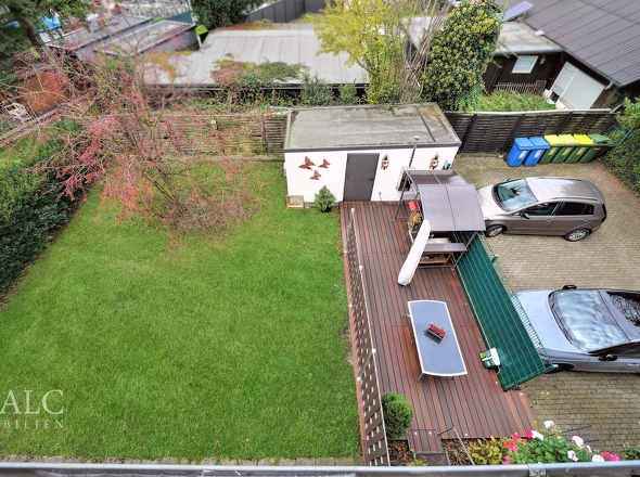 Blick auf den Garten